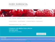 Tablet Screenshot of isabelbarrancos.com